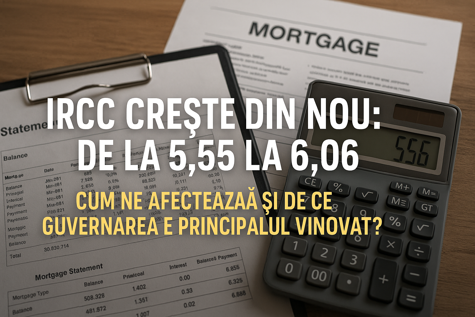 IRCC crește din nou: de la 5.55 la 6.06. Cum ne afectează și de ce guvernarea e principalul vinovat